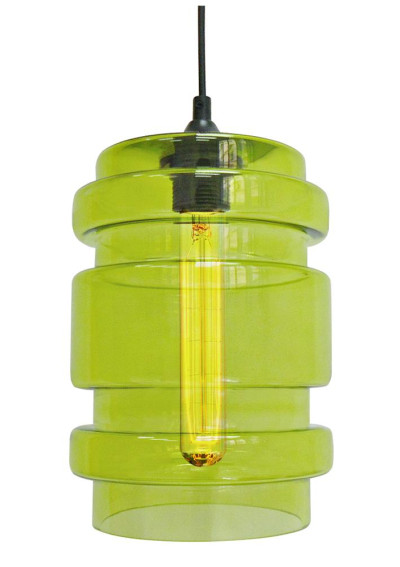 Lampa wisząca Decorado 1xE27 zielony 17 cm