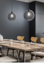 Edison pendant light 1xE27 silver 25 cm - product image 1