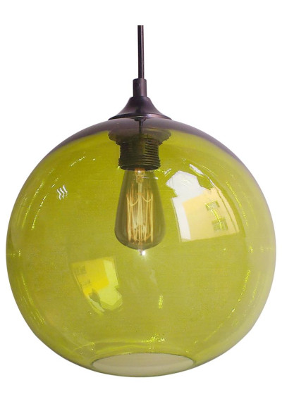 Edison pendant light 1xE27 green 25 cm