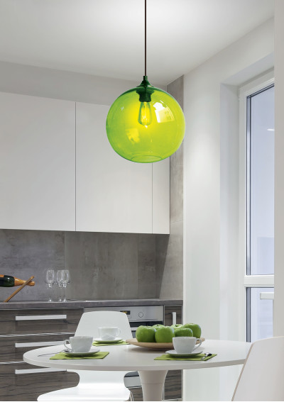 Edison pendant light 1xE27 green 25 cm - product image 1