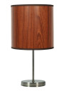 Timber table lamp 1xE27 satynowy, abażur dębowy 20 cm