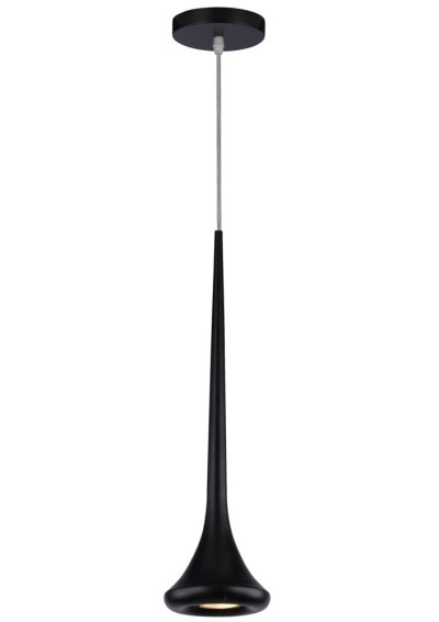 Lampa wisząca Wota 1xGU10 czarny 13 cm