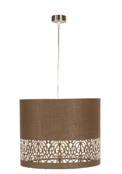 Lampa wisząca Arabesca 1xE27 brązowy 33 cm