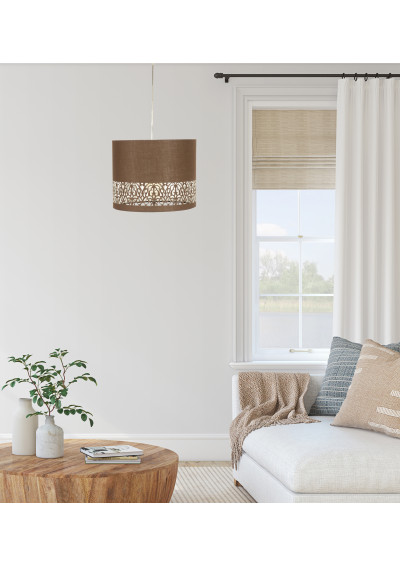 Arabesca pendant light 1xE27 brown 33 cm - product image 1
