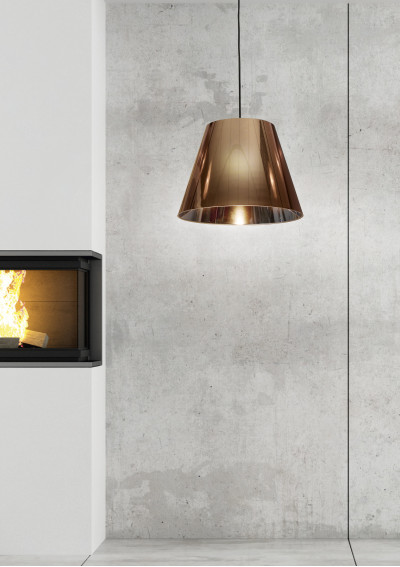Platino pendant light 1xE27 copper 35 cm - product image 1