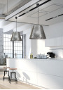 Lampa wisząca Platino 1xE27 srebrno brązowy 35 cm - zdjęcie produktu 1