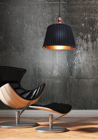 Lampa wisząca Amore 1xE27 czarny 30 cm - zdjęcie produktu 2