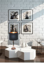 Violino table lamp 1xE14 copper / black 17 cm - product image 1