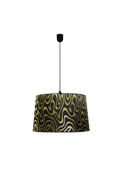 Tiger pendant light 1xE27 gold 40 cm