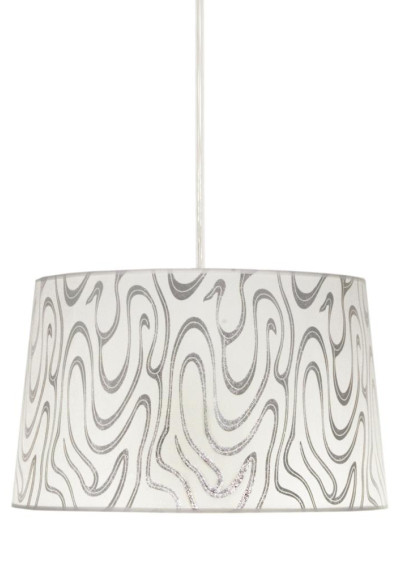 Lampa wisząca Tiger 1xE27 srebrny 40 cm