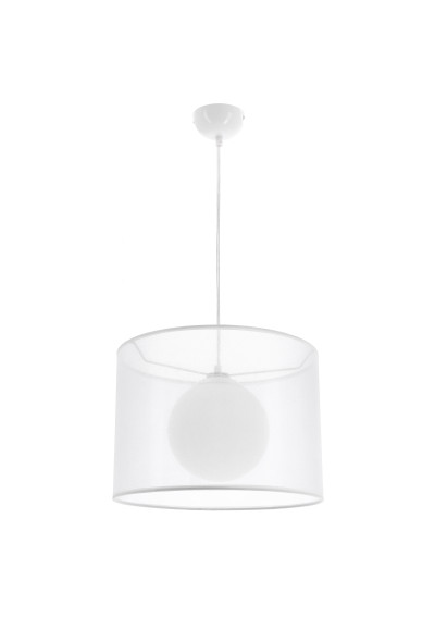 Chicago pendant light 1xE27 white 35 cm