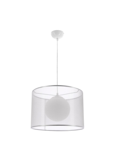 Chicago pendant light 1xE27 silver 35 cm