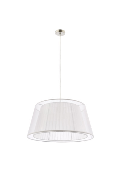 Lampa wisząca Charlie 1xE27 biały 45 cm