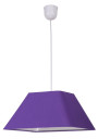 Robin pendant light 1xE27 purple 35 cm