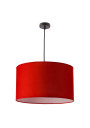 Onda pendant light 1xE27 red 40 cm