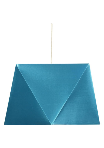 Hexagen pendant light 1xE27 turkusowy 42 cm