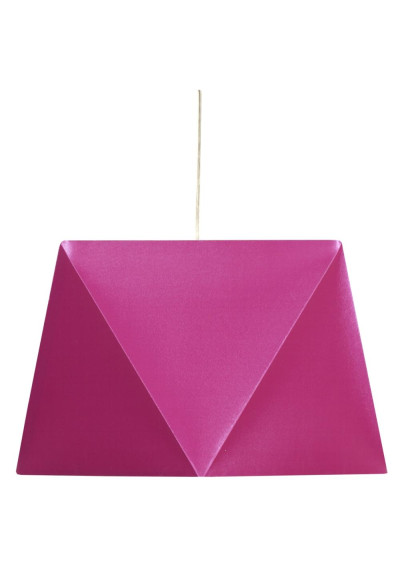 Hexagen pendant light 1xE27 pink 42 cm
