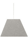 Lampa wisząca Standard 1xE27 szary 35 cm