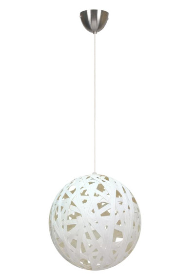 Lampa wisząca Frida 1xE27 biały 40 cm