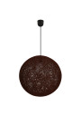 Caruba pendant light 1xE27 brown 50 cm