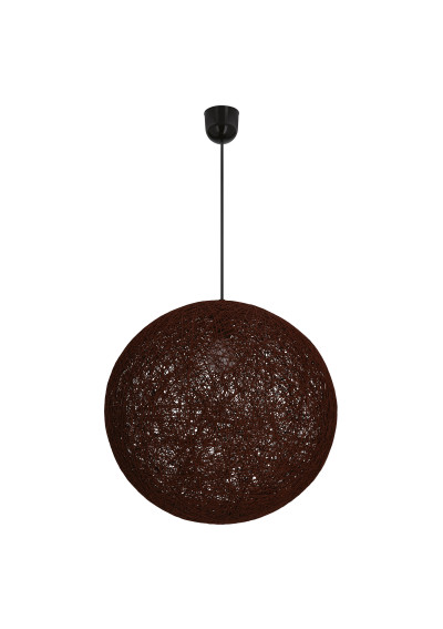 Lampa wisząca Caruba 1xE27 brązowy 50 cm
