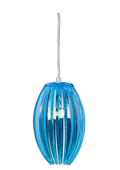 Abuko pendant light 1xE27 blue 18 cm