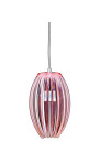 Lampa wisząca Abuko 1xE27 różowy 18 cm