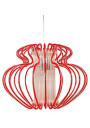 Lampa wisząca Imperia 1xE27 czerwony 52 cm