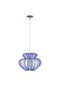 Lampa wisząca Imperia 1xE27 niebieski 45 cm