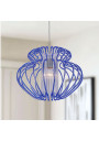 Lampa wisząca Imperia 1xE27 niebieski 45 cm - zdjęcie produktu 1