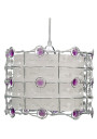 Seneca pendant light 1xE27 white 30 cm