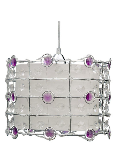 Lampa wisząca Seneca 1xE27 biały 30 cm