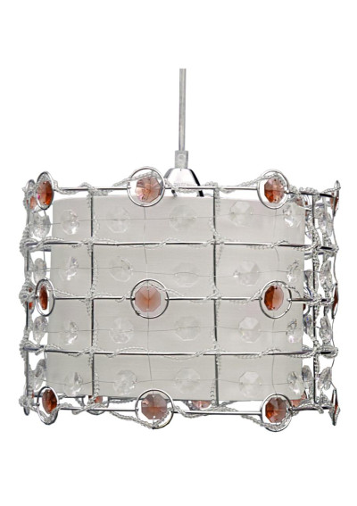 Lampa wisząca Seneca 1xE27 biały 30 cm
