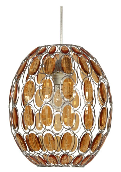 Selma pendant light 1xE27 white 25 cm