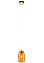 Jars pendant light 1xE14 żółty 10 cm