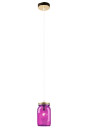 Lampa wisząca Jars 1xE14 fioletowy 10 cm