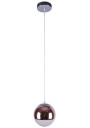 Gaze pendant light 1xE27 różowo gold 20 cm