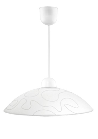 Lampa wisząca Malibu 1xE27 biały 40 cm