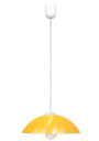 Kamila pendant light 1xE27 żółty 34 cm