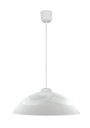Lampa wisząca Monti 1xE27 biały + chromowy 30 cm