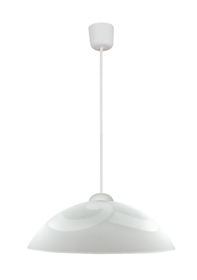 Lampa wisząca Monti 1xE27 biały + chromowy 30 cm