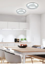 Merle ceiling light 18 W LED 3000 K silver 40 cm - product image 4
