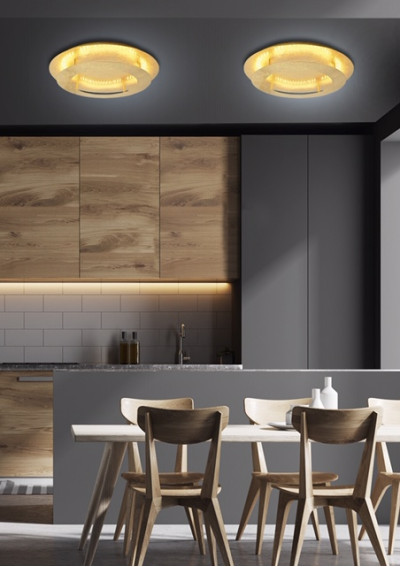 Merle ceiling light 18 W LED 3000 K gold 40 cm - product image 1