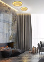 Merle ceiling light 18 W LED 3000 K gold 40 cm - product image 9