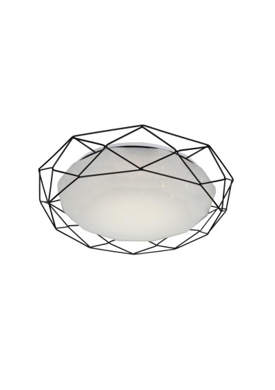 Lampa sufitowa Sven 16 W LED 3000 K czarny 43 cm