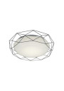 Sven ceiling light 16 W LED 3000 K grey 43 cm