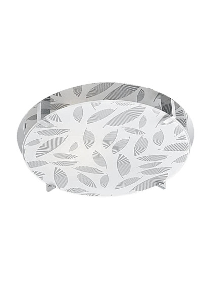 Plafon Fikus 1xE27 chromowy 30 cm