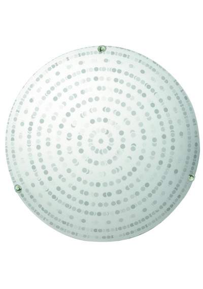 Circle ceiling light 10 W LED 6500 K white / chromee 30 cm