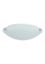 Plafon Sesi 1xE27 biały + chromowy 30 cm