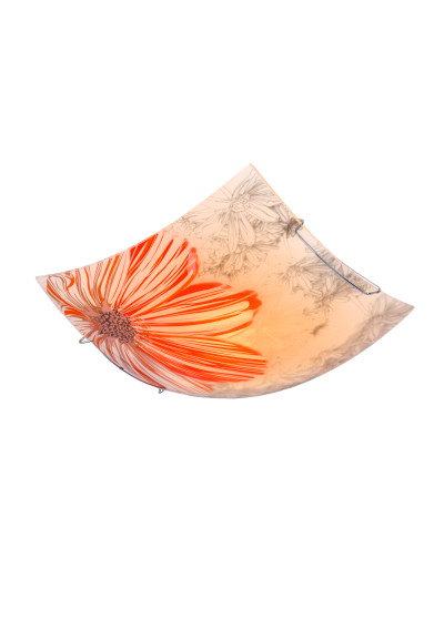 Plafon Spring 1xE27 czerwony 30 cm - zdjęcie produktu 3
